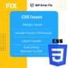 Fix CSS Issues, design issues