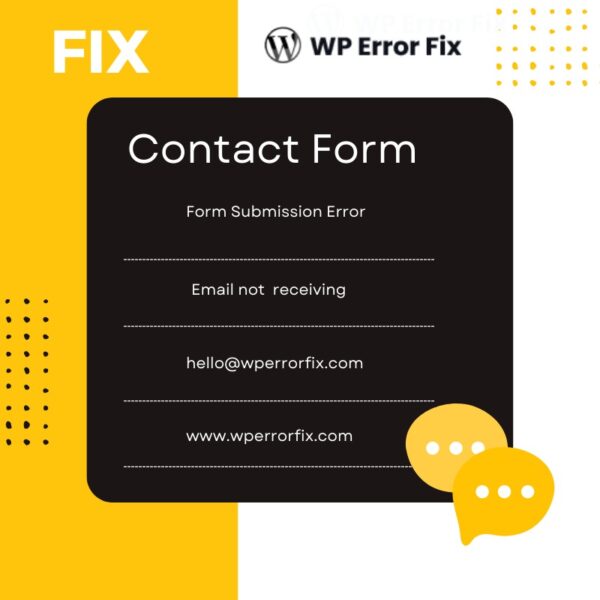 Fix Contact Form Issue