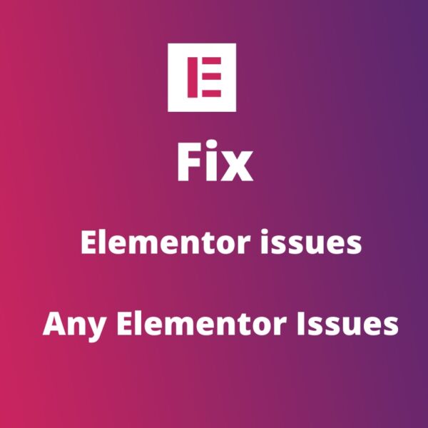 Fix Elementor Error