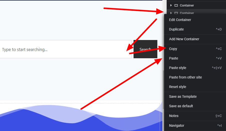 Elementor Container Copy And Paste