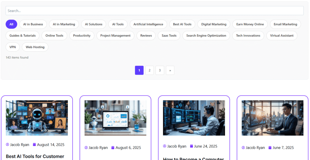SmartAjax Filter SearchBar