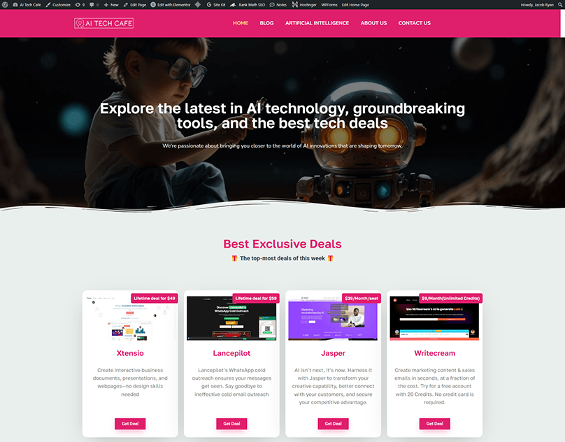 SaaS-Software-Review-Blog-Website